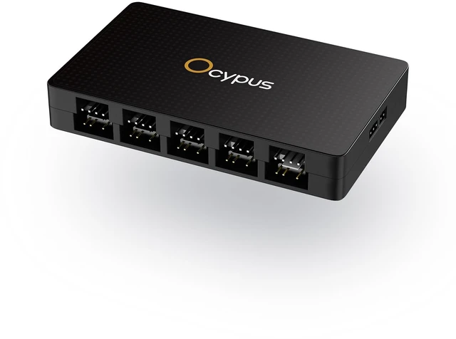 Main image of Delta EH10 Fan Hub for Computer Case,Support 10 Ports 5V-3PIN ARGB | 12V 4PIN PWM, Smart Circuit Protection Controller, Magnetic Mount, SATA Powered(12V 4-pin RGB Fans not Supported)