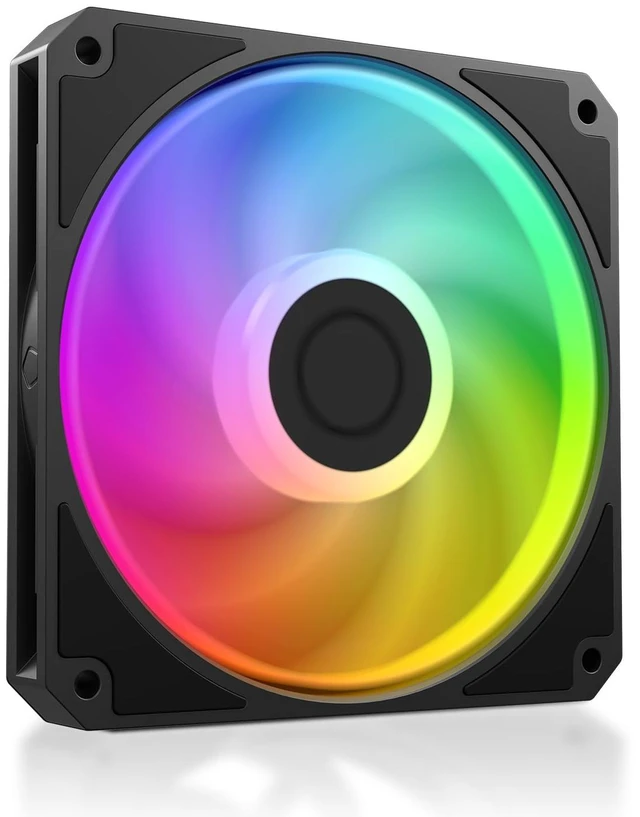 Main image of AM-120-SLIM ARGB 120mm Slim PWM Case Fan, 15mm Low Profile Cooling Fan, 0-2500RPM, 59.6CFM High Airflow, 2.7mmHO Static Pressure, 4-Pin PWM for Mini-ITX, SFF PC Case & Radiator