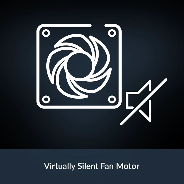 Alt view image 3 of 5 - P9 Silent - PC Fan, 92 mm, Extra-Quiet Case Fan, 1900 RPM