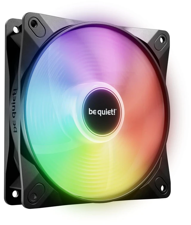 Main image of Light Wings LX 120mm Black PWM Silent Reverse Gaming PC Case Fan | Illuminated Hub, Frosted Blades, Optimized Blades for Extraordinary Air Pressure, Daisy Chain Option, Rifle Bearing, Gaming