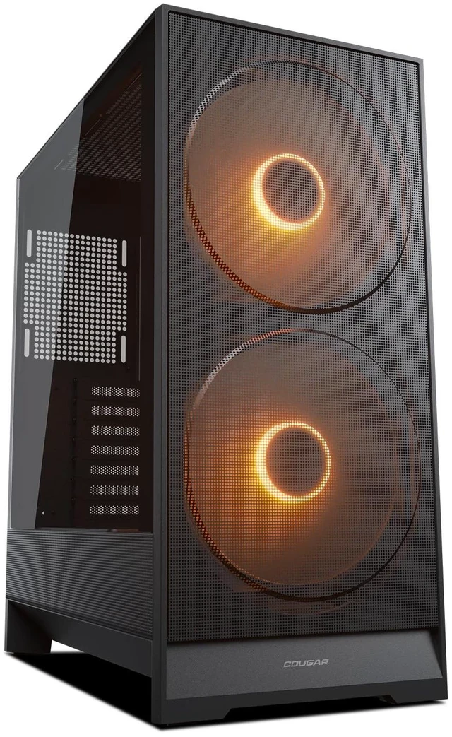 Main image of Airface 180 ES ATX Computer PC Case Pre-Install 2X 180mm ARGB Fans | Compatible with CEB/ ATX/ M-ATX/ ITX motherboard, Supports up to 7x120mm Fans, Type-C Ready, For Office Workers, Gamers