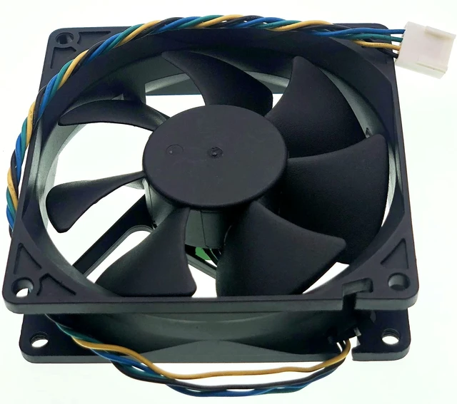 Alt view image 2 of 7 - for AD0912UX-A7BGL DC12V 0.50A 4-PIN/4-WIRE 90x90x25mm Case Fan, CPU case Cooling Fan for HP Computer