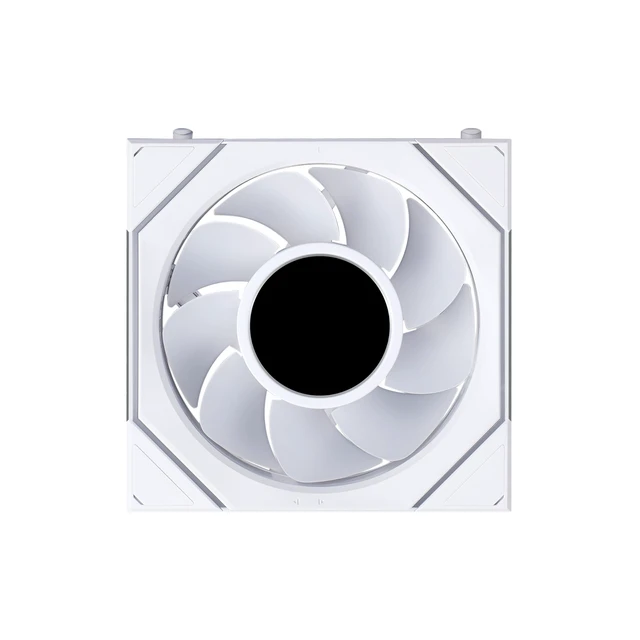 Alt view image 3 of 7 - UNI Fan SL-INF LCD Flex 120mm Reverse Blade ARGB Fan, Single Pack, Controller Not Included, White (12RSLIND1F1W)