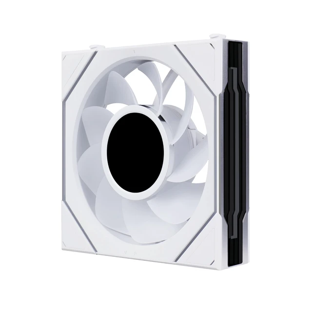Alt view image 2 of 7 - UNI Fan SL-INF LCD Flex 120mm Reverse Blade ARGB Fan, Single Pack, Controller Not Included, White (12RSLIND1F1W)