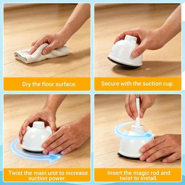 Alt view image 7 of 7 - Interactive Cat Toys for Indoor Cats, Automatic 360° Spinning Cat Wand Toy, Strong Suction Cup Base, USB Rechargeable, Detachable Wand, 2 Feather Refills, 2 Speeds, 3 Modes for Cats of All Ages