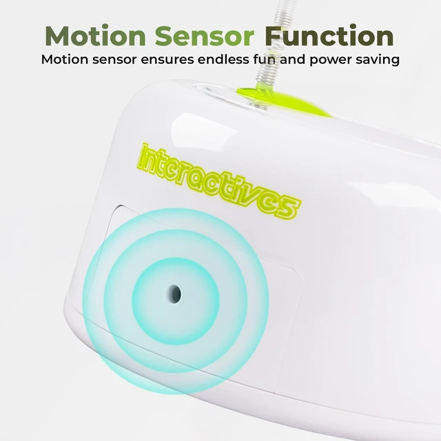Alt view image 6 of 7 - Interactive Cat Toy, Automatic Fluttering Bug Enrichment Toy for Indoor Kittens, Flying Cat Toy with Motion Sensor, 1 Replacements