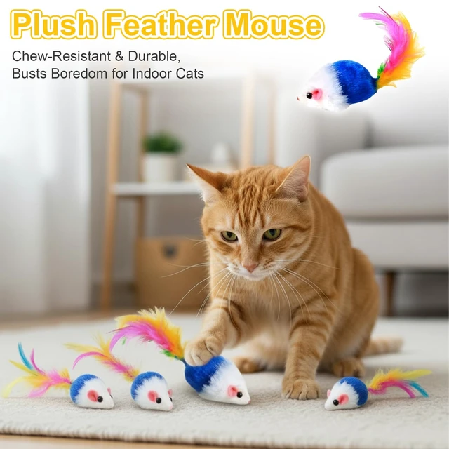 Alt view image 5 of 7 - 2-Pack USB Rechargeable Smart Cat Toy Ball for Indoor Cats & Small Dogs | 360° Rotation Automatic Moving Chase Toy, Obstacle Avoidance Interactive Play with 4 Spiral Springs