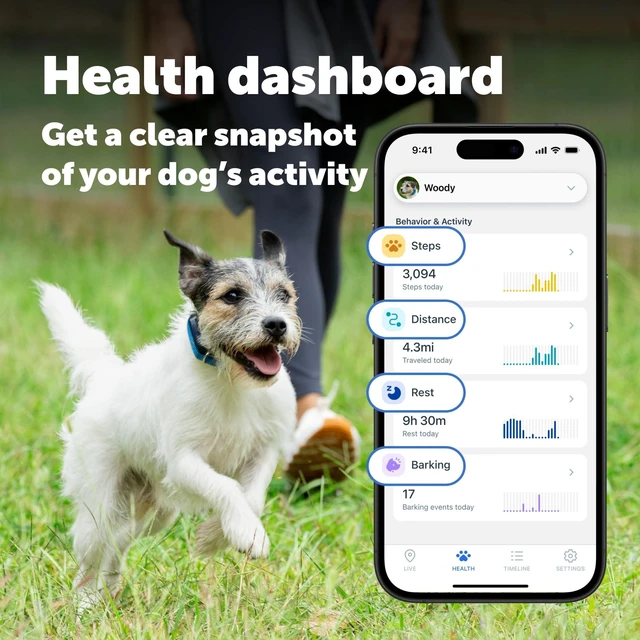 Alt view image 4 of 7 - GPS Dog Tracker, Real-Time Tracking, Subscription Required | Escape Alerts and Notifications Activity Monitoring