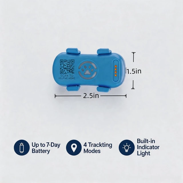 Alt view image 5 of 6 - GPS Tracker for Dogs, Real-Time Location Update | Smart Alerts, Virtual Fences, Waterproof & Durable, iOS & Android Compatibility, No Collar Included (Subscription Required)
