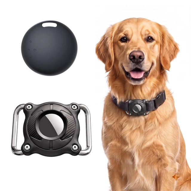 Main image of Pet Tracker for Dogs & Cats No SIM Card, iOS & Android Compatible | Cat Tracker & Dog GPS Tracker Alternative | No Monthly Fee | Up to 1-Year Battery Life | Durable ABS & Stainless Steel