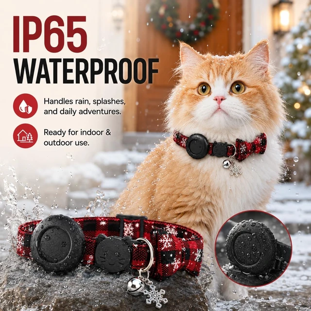 Alt view image 4 of 7 - GPS Tracker for catPet Tracker (Android Only) Smart tag,Waterproof Compatible with Google Find My,No Monthly Fee,Advanced Tracking Solution Smart Collar for Pet Safety Ideal Small Large Cats