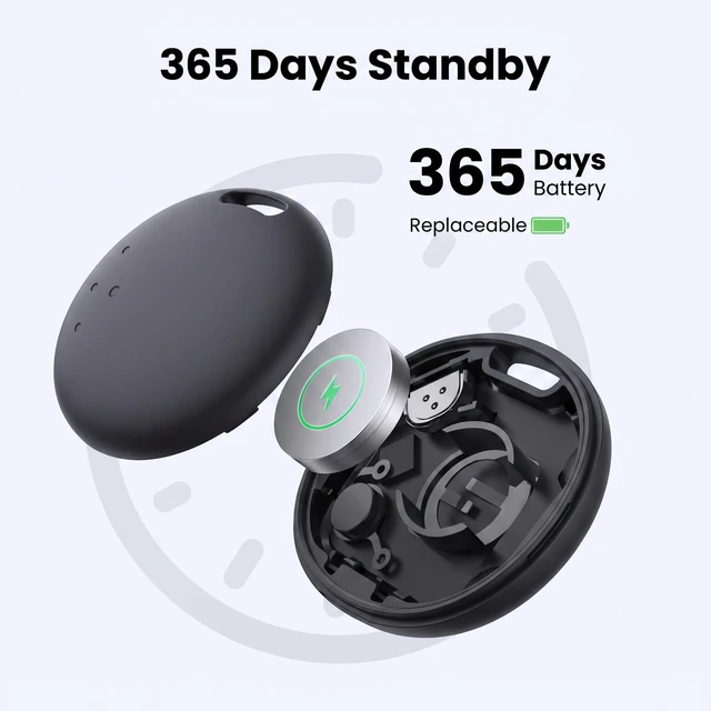 Alt view image 4 of 7 - Pet Tracker for Dogs & Cats No SIM Card, iOS & Android Compatible | Cat Tracker & Dog GPS Tracker Alternative | No Monthly Fee | Up to 1-Year Battery Life | Durable ABS & Stainless Steel