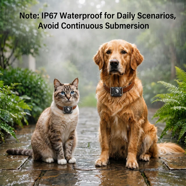 Alt view image 6 of 7 - Pet Tracker for Dogs & Cats No SIM Card, iOS & Android Compatible | Cat Tracker & Dog GPS Tracker Alternative | No Monthly Fee | Up to 1-Year Battery Life | Durable ABS & Stainless Steel