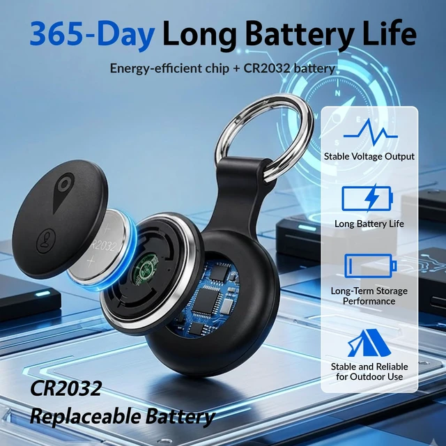 Alt view image 5 of 7 - Mini GPS Car Tracker Device Hidden,Real-Time Tracking for Cars, iOS Only | No Monthly Fee or SIM Card, Magnetic, Works with Find My, IP68 Waterproof GPS Tracking Devices for Motorcycles, Bikes