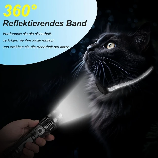 Alt view image 5 of 7 - GPS Cat Tracker Collar, (iOSOnly) Smart Pet Activity Tracking, 1 Pack | Cat GPS Tracker Collar, iOS Only, No Monthly Fee, RealTime Location, IP68, 10+ Mo Battery, Reflective Nylon, Global Tracking