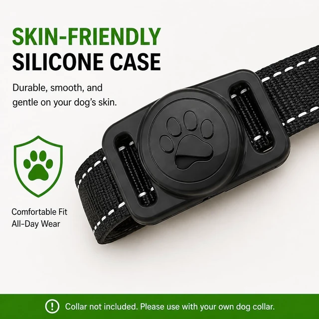 Alt view image 7 of 7 - Pet Tracker,GPS Collar for Dogs (Android Only) Smart tag,Waterproof Compatible with Google Find My,No Monthly Fee,Advanced Tracking Solution Smart Collar for Pet Safety Ideal Small Large Dogs