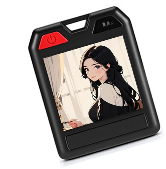 Main image of E-Ink Smart Tracker Tag, Key Finder with Custom Photo Display | Anti-Lost Tag Compatible with iOS & Android,Item Finder for Keys,Luggage,Pets.Separation Alert,Loud Alarm,DIY E Ink Display
