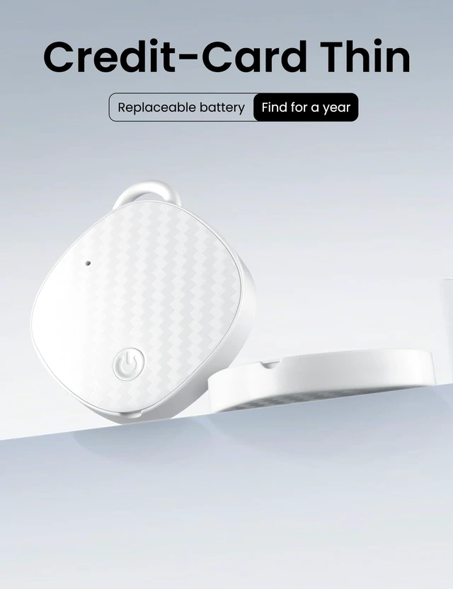 Alt view image 2 of 6 - Bluetooth Item Tracker, Works with Apple Find My (iOS Only) | Key Finder,Loud Beep Anti-Lost Tag for Keys Wallet Luggage Bag Pet,Left-behind Alerts