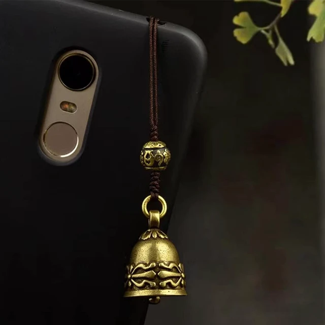 Alt view image 4 of 7 - 4 PCS Copper Collar Bells for Small Pets - Retro Craft Bells, 0.7 Inch, Not Bulk, DIY, Anti-Lost ID Tags