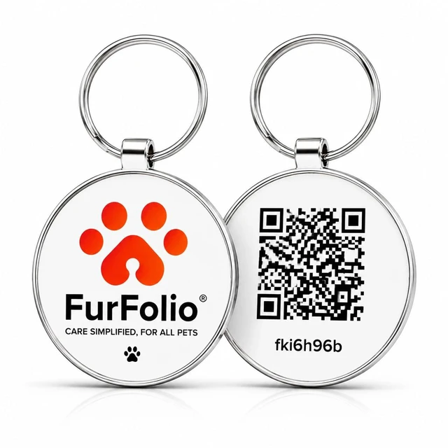 Main image of QR Code Dog Tag for Dogs & Cats Smart Pet ID Tag Scan to Contact Owner No Subscription Lost Pet Protection