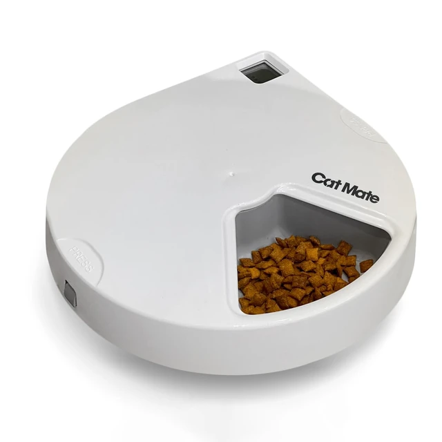 Alt view image 4 of 7 - Replacement Bowl with Stainless Steel Inserts for 5-Meal Feeder | High Quality, Durable, Suitable for Wet and Dry Food, Easy to Clean, Each Bowl is 6.7cm x 27.5cm x 27.5cm, No Sharp Corners