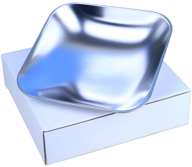 Main image of Stainless Steel Bowl for Automatic Cat Feeder, Healthy and Harmless, Easy Clean and Friendly to Pet Whiskers (Square)