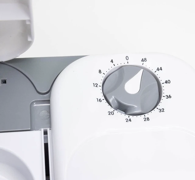 Alt view image 3 of 7 - 2-Meal Automatic Feeder, 400g Per Bowl, Wet & Dry Food, White | Programmable Digital Timer, 2 x 400g Bowls, Includes Ice Packs, For Cats & Small Dogs, No Apps or WiFi, Dishwaser-Safe