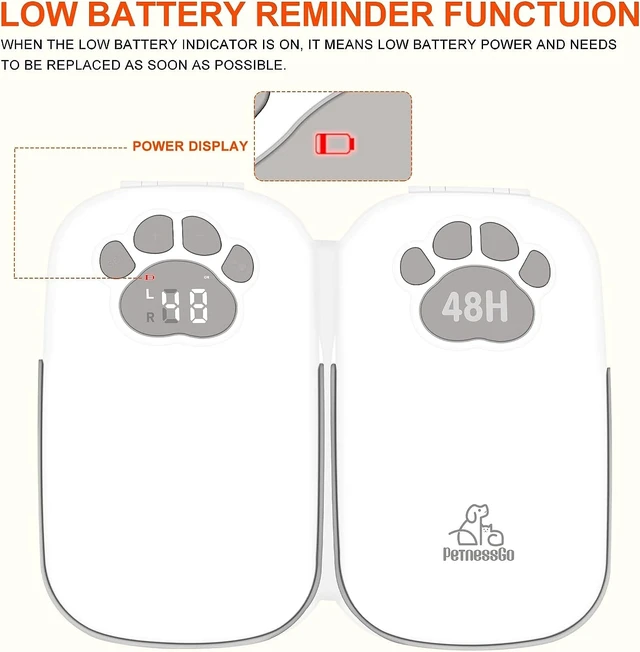 Alt view image 5 of 7 - Automatic Pet Feeder for Cats and Dogs, 2 in 1 Upgraded-chip Timed Dry Pet Food Feeder with Display, 48 Hours Retain Freshness for Semi Wet Food, Healther Meal for All Home Pets.