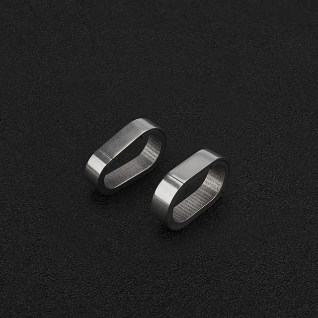Alt view image 7 of 7 - Titanium Mini Key Chain Rings, Quick Release Keychain Clip, Small Carabiner | 2 Pack Key Holder, Lightweight Durable Rust, EDC Connector for Men Women, Keys for Car Bag Fobs MultiTools (A + B)