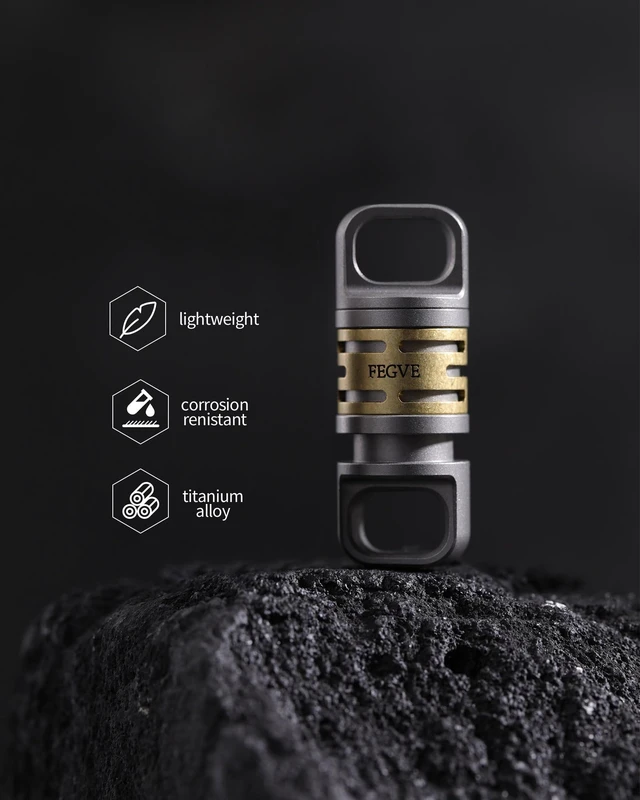 Alt view image 4 of 7 - Titanium Quick Release Detachable Keychain with Titanium Key Ring | Rustproof, Heavy Duty, 360° Swivel, Three-bead Anti-drop Lock, for Car Home Keys Valet Use