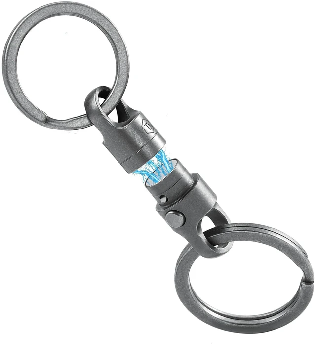 Main image of KA62 Titanium Magnetic Quick Release Keychain | One-Hand Detachable Connector for Car Keys, House Keys, USB Drives and EDC