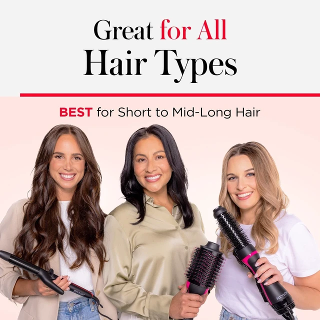 Alt view image 4 of 4 - 1100 Watt 3 Heat 2 Speed Pro Collection One Step Ionic Hair Dryer and Volumizer