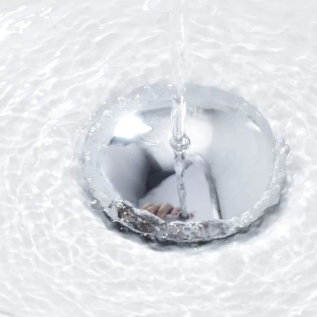 Alt view image 2 of 7 - Bathroom Sink Drain Chrome Lavatory Pop-up Drain with Detachable Basket Stopper, Anti-Explosion and Anti-Clogging Drain Strainerwith Overflow Hole