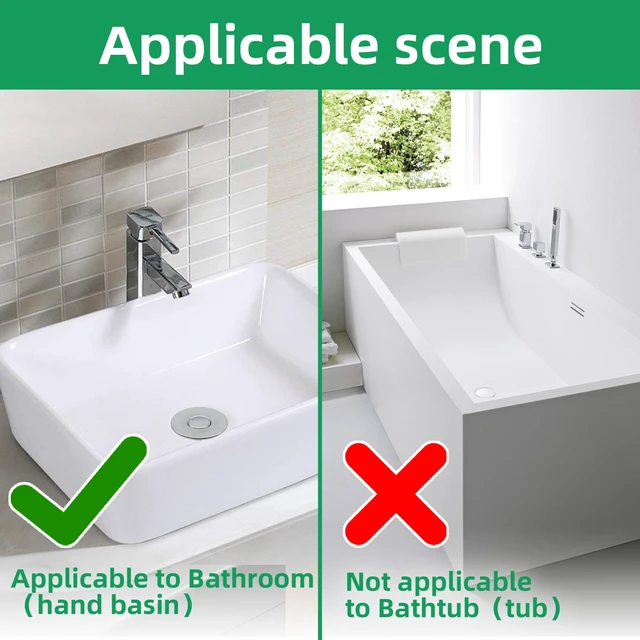 Alt view image 3 of 6 - Bathroom Sink Stopper with Removable Filter Basket Hair CatcherUniversal Pop Up StopperBathroom Sink Drain StrainerDrain Hair Catcher