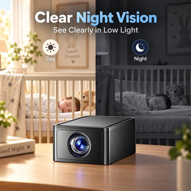 Alt view image 4 of 7 - Hidden CameraMini Camera2K Spy Camera Wireless for Home SecuritySmall Indoor Nanny Cam with Night Vision & Motion DetectionWiFi Cameras for Pet/Baby, Camaras Espias Ocultas