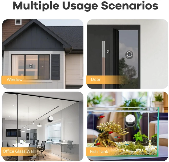Alt view image 7 of 7 - 2.5K 4MP Indoor Window Camera, Wireless Cameras for Home Security | 2.4GHz & 5GHz WiFi,Ai Color Night Vision,Instant Notification,Motion Detection,45 Day Battery,No Drilling Required,Removable