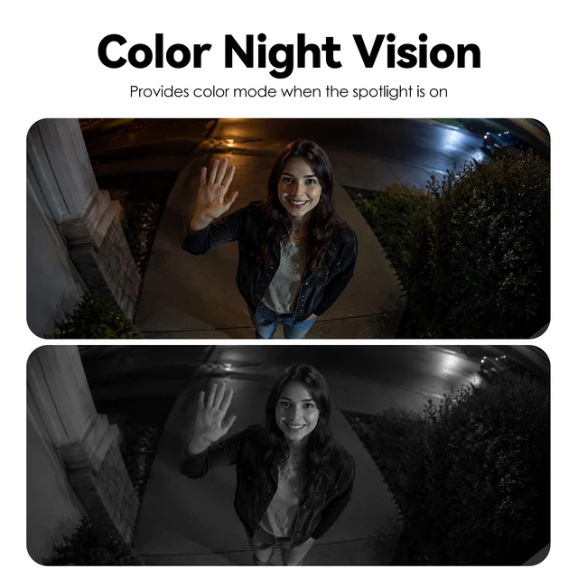 Alt view image 7 of 7 - 2K Security Cameras Wireless Outdoor,WiFi Cameras for Home Security | Color Night vision,Motion detection,Two-way talk,SD/Cloud Storage,Battery Powered, IP65 Weatherproof, 2.4G WiFi, 2pack