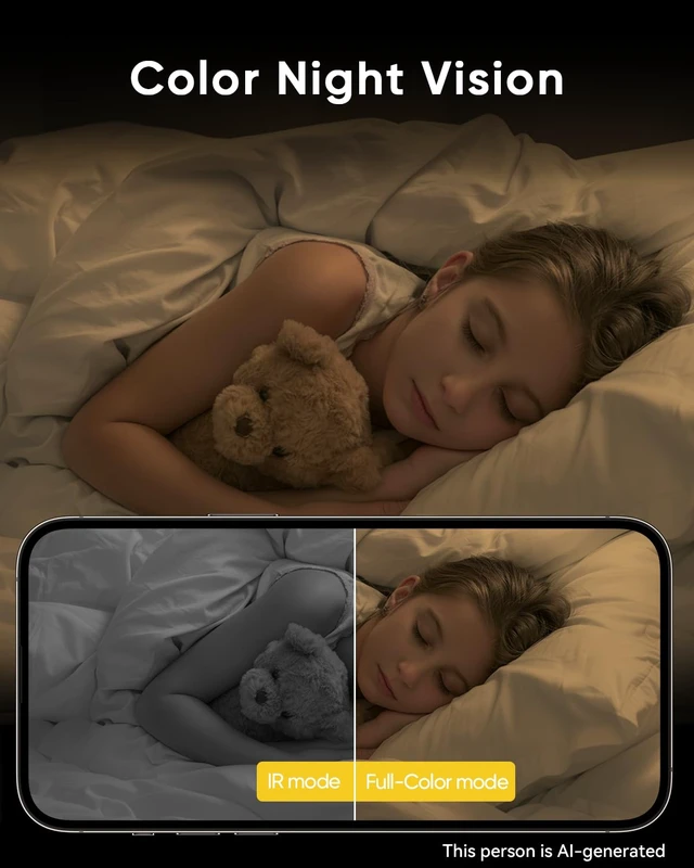 Alt view image 7 of 7 - 2K Cameras for Home Security, 2-Pack Indoor Camera with Night Vision, Pet Camera Indoor with Phone App, Motion Detection, 2-Way Audio, Cloud/SD Card Storage, Compatible with Alexa