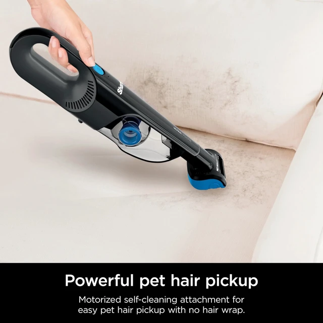 Alt view image 2 of 7 - UltraCyclone Pet Pro Cordless Hand Vacuum, Powerful Suction, Motorized Pet Tool, Crevice Tool, XL Dust Cup, Blue, CH950WM