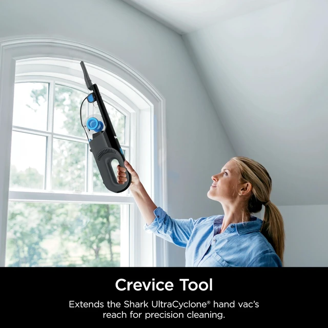 Alt view image 7 of 7 - UltraCyclone Pet Pro Cordless Hand Vacuum, Powerful Suction, Motorized Pet Tool, Crevice Tool, XL Dust Cup, Blue, CH950WM