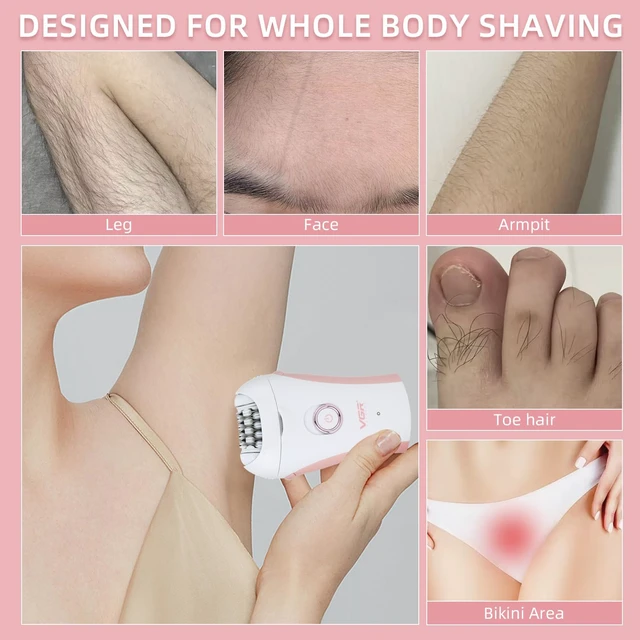 Alt view image 3 of 7 - Glabrouse Skin Smooth Glide Epilator for Women,Facial Epilator for Women,Cordless Face Hair Remover with Light,Hair Rmoval for Face Bikini Legs, Body Removal Device