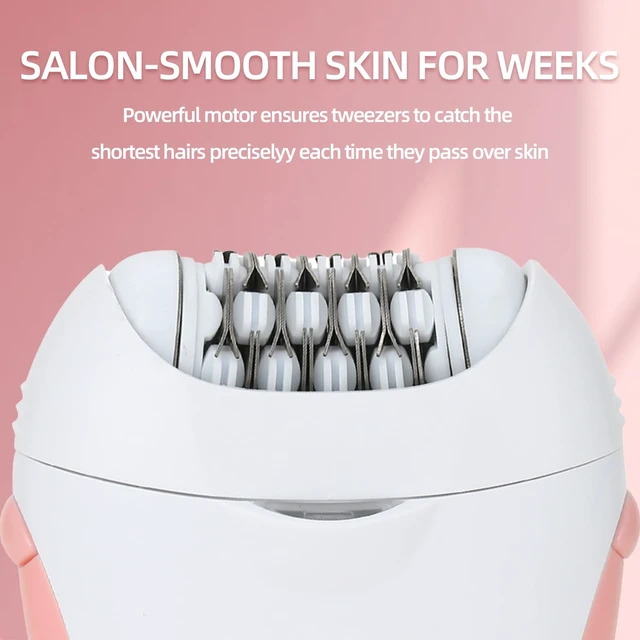 Alt view image 4 of 7 - Glabrouse Skin Smooth Glide Epilator for Women,Facial Epilator for Women,Cordless Face Hair Remover with Light,Hair Rmoval for Face Bikini Legs, Body Removal Device