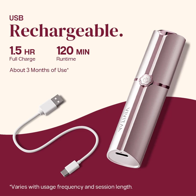 Alt view image 5 of 7 - Flawless Facial Hair Removal for Women,Face Shaver for Women, Eyebrow Razor | 2-IN-1 Rechargeable Face Razors for Women,Eyebrow Trimmer with LED Light, Up To 120-Min, Upper Lip / Chin / Cheeks/Eyebrow