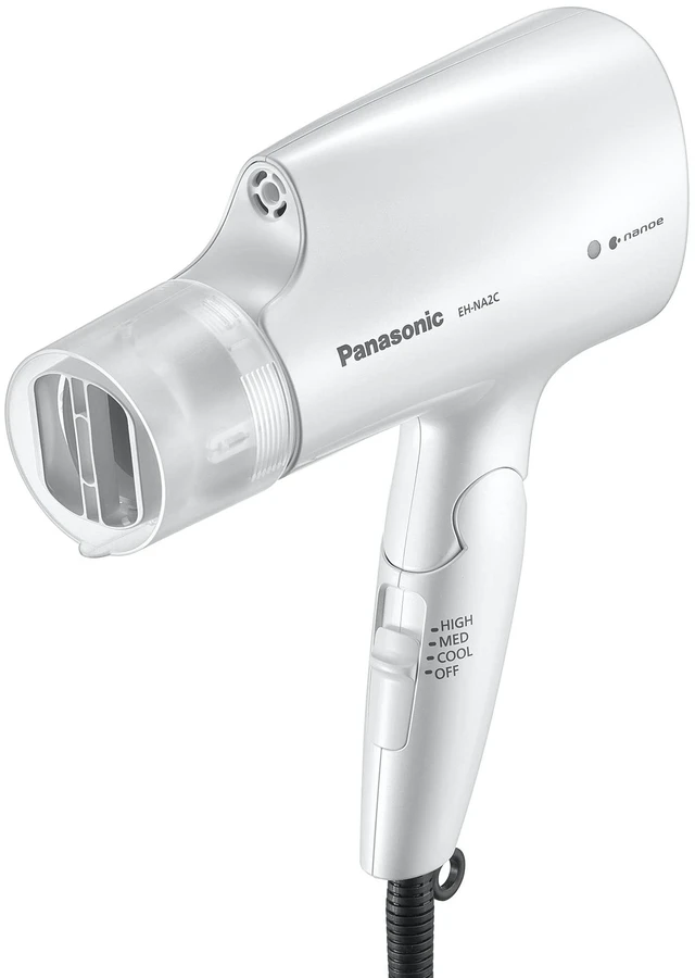Main image of nanoe Compact Hair Dryer EH-NA2C-W (White) - Japanese Nanoe Techonology, Foldable Travel Blow Dryer with Oscillating Quick Dry Nozzle, 1400W Lightweight Portable Hair Dryer, Anti-Frizz