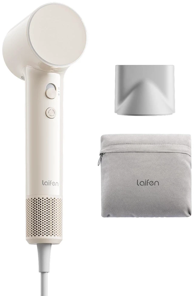 Main image of Air 15x Fast Drying Ionic Hair Dryer for Travel, Palm-Sized, Milktea | Ultra Light, 200M Negative Ions for Frizz Control, Heat Protection, 5 Modes & 2 Airspeeds, Perfect for Styling & Daily Use