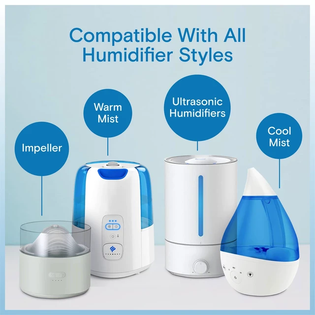 Alt view image 5 of 7 - Easy Breeze Humidifier Cleaner Drops, 2-Pack - Made in USA | Keeps tanks & water fresh between cleanings - reduces buildup & sludge - for all humidifier makes and models