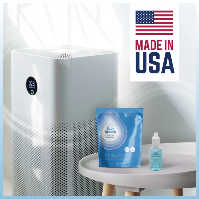 Alt view image 6 of 7 - Easy Breeze Humidifier Cleaner Drops, 2-Pack - Made in USA | Keeps tanks & water fresh between cleanings - reduces buildup & sludge - for all humidifier makes and models