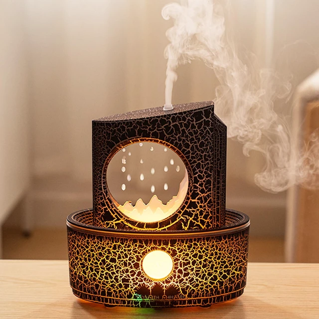 Main image of Aromatherapy Humidifier for Sleep Relaxation, Raindrop Humidifiers,Aromatherapy Diffuser with 3 LED Color Changing Lights and Auto-Off, Air humidifier Suitable for Home, Office