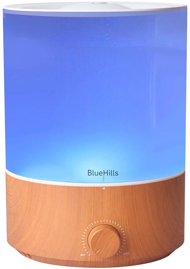 Main image of Premium 4000 ML XL Essential Oil Diffuser Humidifier Wood Grain | 70 H Run Aromatherapy, Air Humidifier for Large Room/Bedroom, Baby, Cool Mist, 7 LED Colors, Auto Shut Off, Big Capacity E403