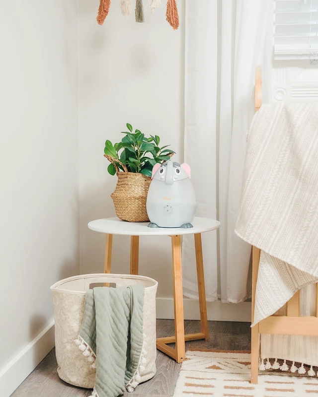 Alt view image 3 of 4 - Adorables Ultrasonic Mini Humidifiers for Bedroom and Baby Nursery, 5 Gallon Cool Mist Air Humidifier for Large Room or Kid's Room, Humidifier Filters Optional, Mini Elephant